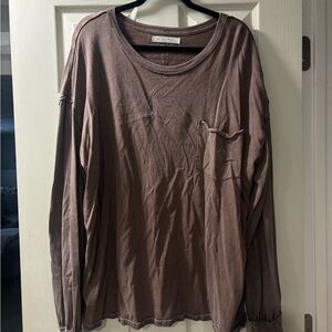 Free People We The Free Perfect Oversized Long Sleeve Top